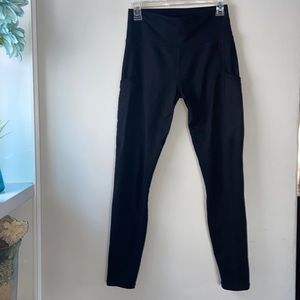 Black High Waisted Pocket Leggings